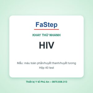 Khay thử xét nghiệm HIV 1/2 – FaStep