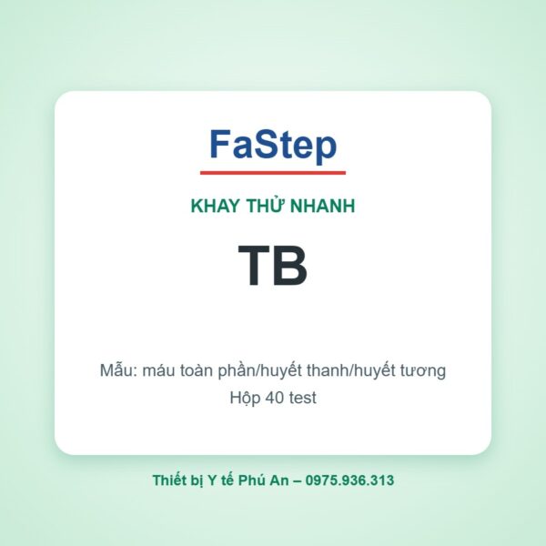 Khay thử xét nghiệm lao (TB) – FaStep