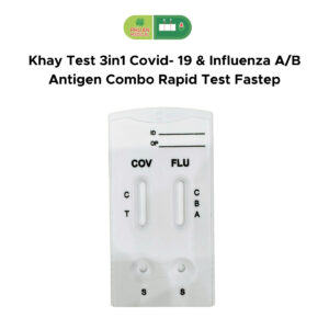 Khay test nhanh CÚM 3in1 Flu A/B & COVID FASTEP