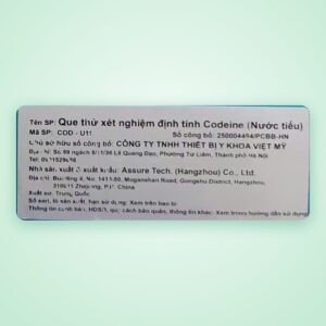 Que thử ma túy Codeine (COD) – FaStep