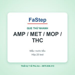 Que thử ma túy 4 chỉ số (AMP/MET/MOP/THC) – FaStep