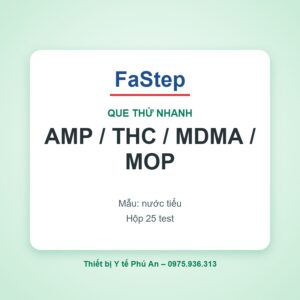 Que thử ma túy 4 chỉ số (AMP/THC/MDMA/MOP) – FaStep