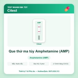 Que thử ma túy Amphetamine (AMP) – Citest