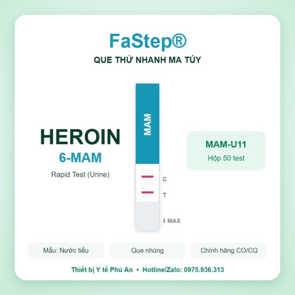 Que thử ma túy Heroin (6-MAM) – FaStep