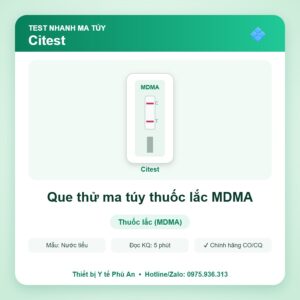 Que thử ma túy thuốc lắc MDMA – Citest