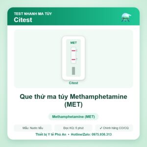 Que thử ma túy Methamphetamine (MET) – Citest