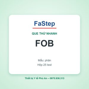 Que thử máu ẩn trong phân (FOB) – FaStep