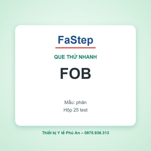 Que thử máu ẩn trong phân (FOB) – FaStep