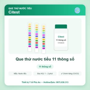 Que thử nước tiểu 11 thông số – Citest