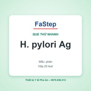 Que thử xét nghiệm kháng nguyên H. pylori trong phân (HPY Ag) – FaStep