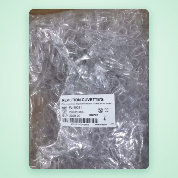 Cuvette phản ứng dùng một lần (Reaction Cuvettes) FL-98051 – gói 1000 cái