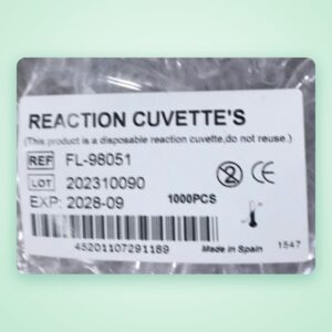 Cuvette phản ứng dùng một lần (Reaction Cuvettes) FL-98051 – gói 1000 cái