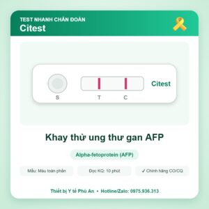 Khay thử ung thư gan AFP – Citest