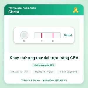 Khay thử ung thư đại trực tràng CEA – Citest