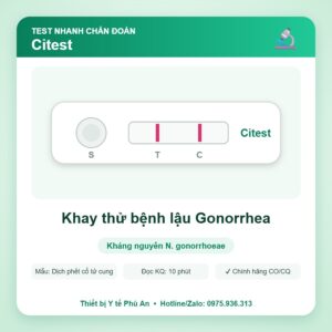 Khay thử bệnh lậu Gonorrhea – Citest