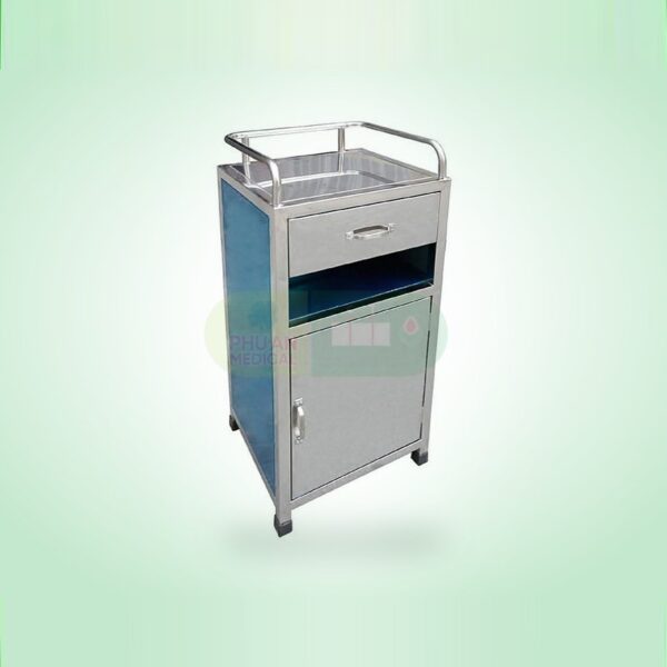 Tủ đầu giường 3 ngăn bằng Inox 201