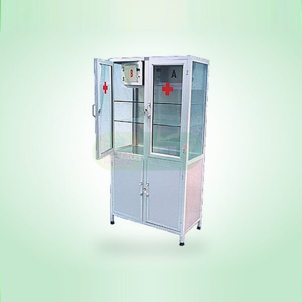 Tủ đựng thuốc có ngăn A+B bằng Inox 201