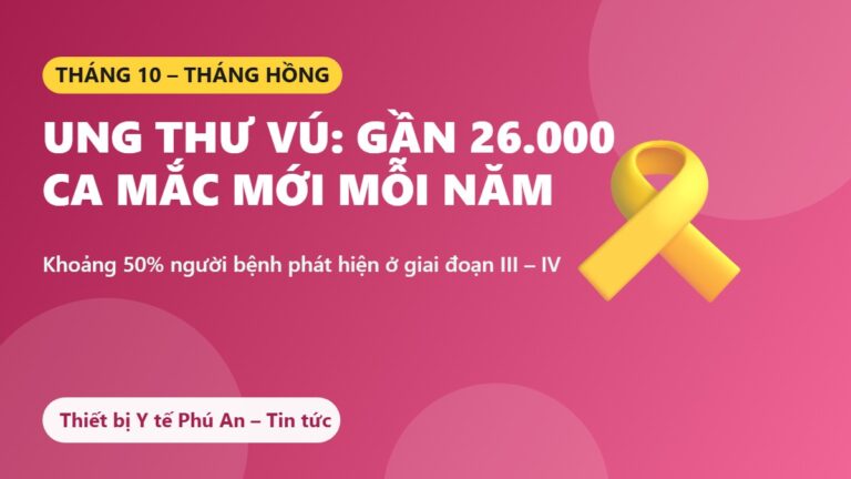 Ung thư vú: Gần 26.000 ca mắc mới mỗi năm, một nửa phát hiện muộn