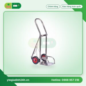 Xe đẩy oxy – dây xích Inox 6 khối