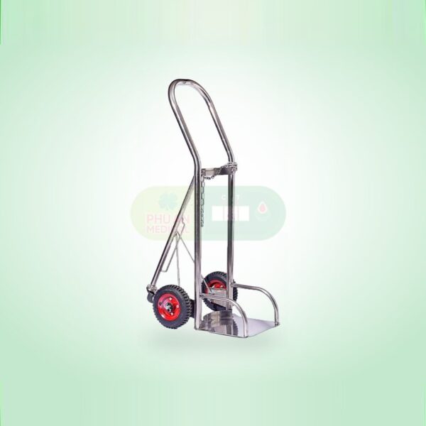 Xe đẩy oxy – dây xích Inox 6 khối