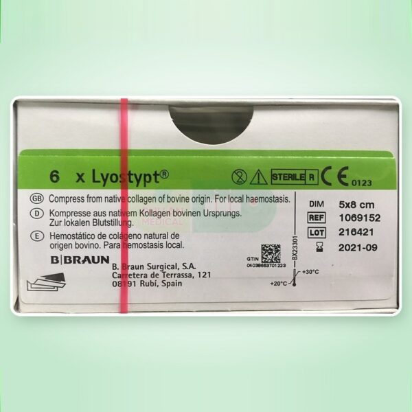 Xốp cầm máu Lyostypt BBRAUN