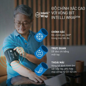 Máy đo huyết áp bắp tay Omron IQ BT Power Hem 7194T1 Flc Afib (dòng mới 2026)